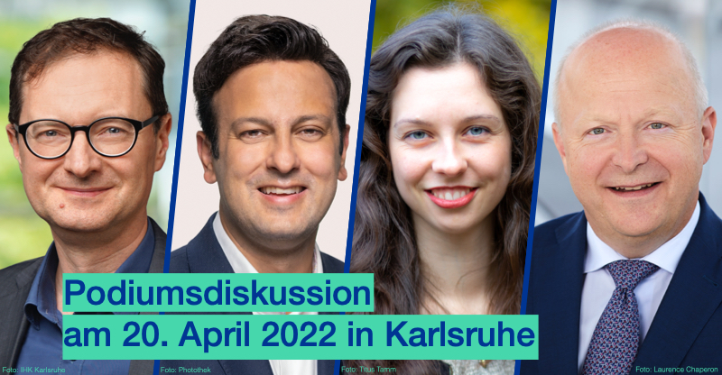 Podiumsdiskussion - Gemeinsam regieren - erste Bilanz für Karlsruhe
