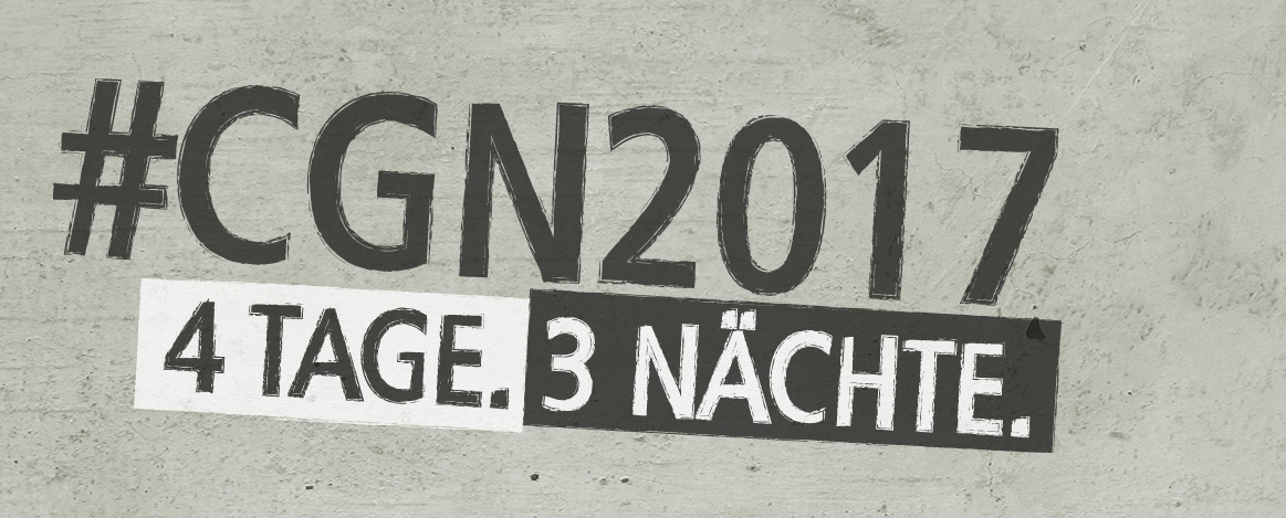 Buko 2017 - #CGN2017 - 4 TAGE. 3 NÄCHTE.